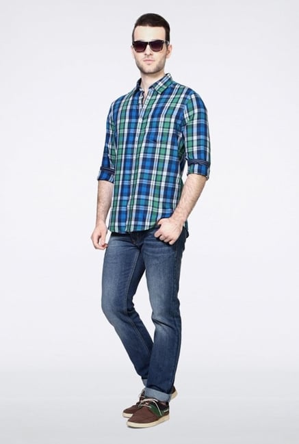 Allen Solly Multicolor Checks Casual Shirt Allen Solly Multicolor Checks Casual Shirt