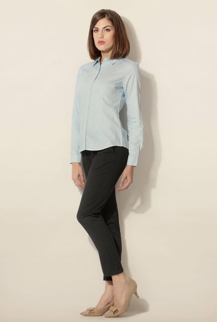 Van Heusen Light Blue Striped Shirt Van Heusen Light Blue Striped Shirt
