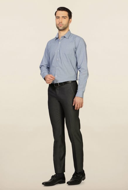 Van Heusen Blue Printed Shirt Van Heusen Blue Printed Shirt