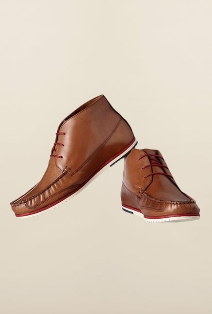 Louis Philippe Brown Chukka Shoes Louis Philippe Brown Chukka Shoes
