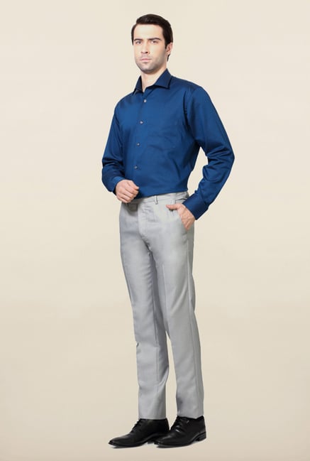 Van Heusen Grey Slim Fit Trouser Van Heusen Grey Slim Fit Trouser