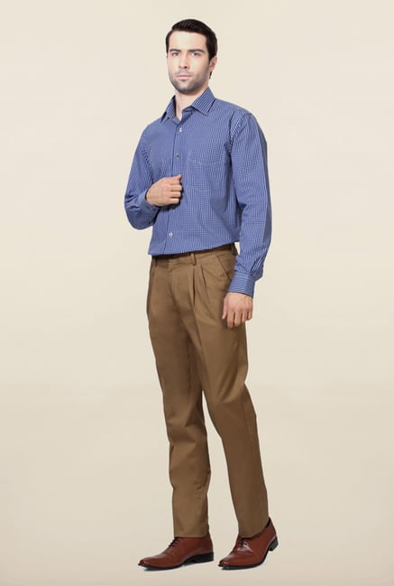 Van Heusen Brown Slim Fit Trouser Van Heusen Brown Slim Fit Trouser