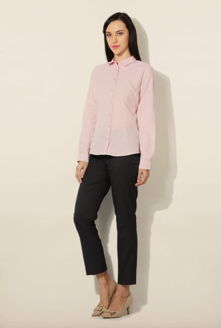 Van Heusen Pink Striped Shirt Van Heusen Pink Striped Shirt