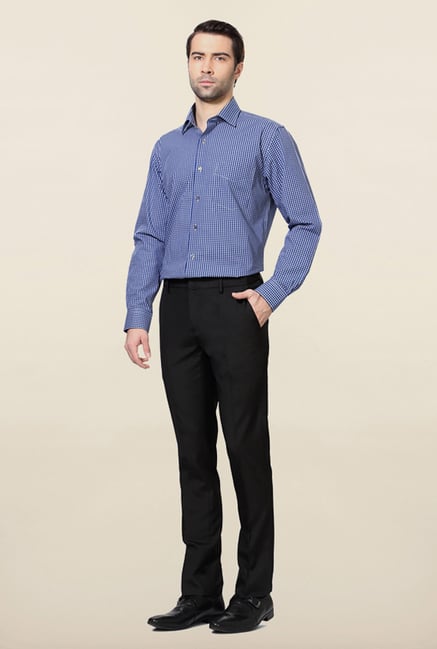Van Heusen Black Checks Trouser Van Heusen Black Checks Trouser