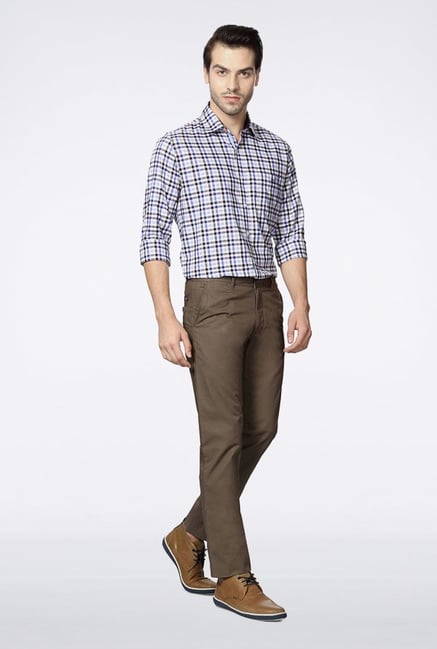 Van Heusen Grey Casual Trousers Van Heusen Grey Casual Trousers