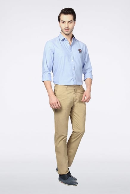 Van Heusen Beige Casual Trousers Van Heusen Beige Casual Trousers