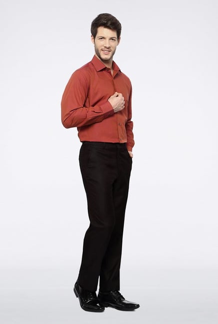 Van Heusen Black Casual Trousers Van Heusen Black Casual Trousers