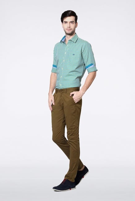 Van Heusen Brown Casual Trousers Van Heusen Brown Casual Trousers