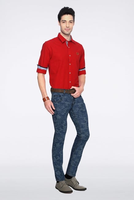People Blue Slim Fit Jeans People Blue Slim Fit Jeans