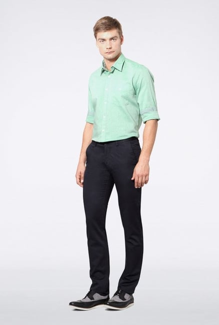 Van Heusen Navy Casual Trousers Van Heusen Navy Casual Trousers