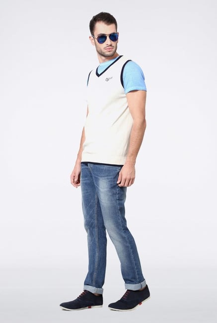 University Of Oxford Cream Solid Sweater University Of Oxford Cream Solid Sweater