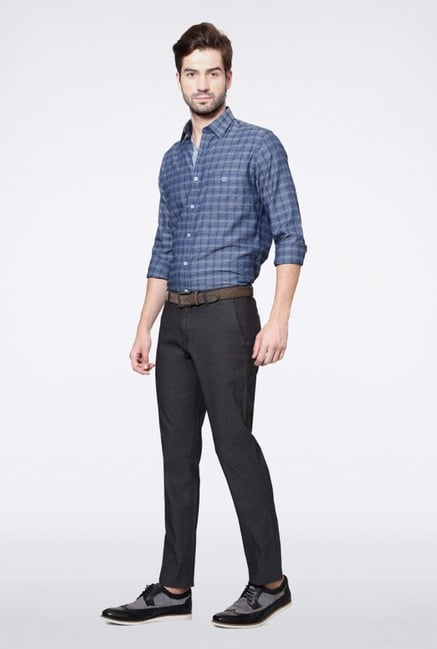 Van Heusen Blue Checks Casual Shirt Van Heusen Blue Checks Casual Shirt