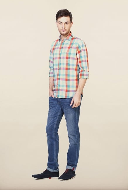 Van Heusen Multicolor Checks Casual Shirt Van Heusen Multicolor Checks Casual Shirt