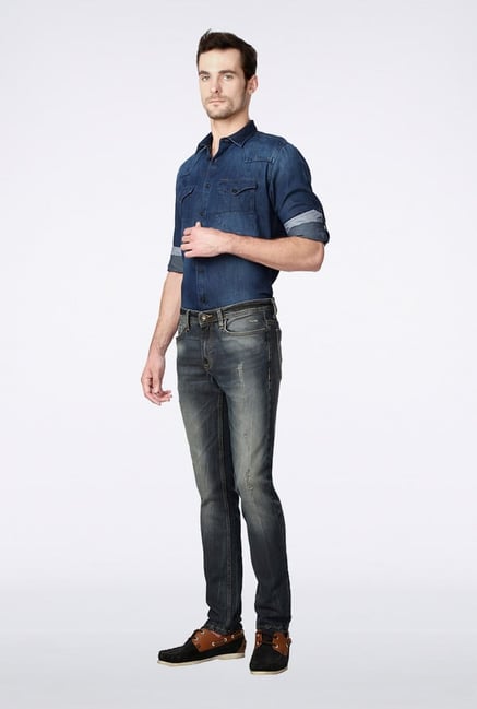 Van Heusen Grey Slim Fit Jeans Van Heusen Grey Slim Fit Jeans