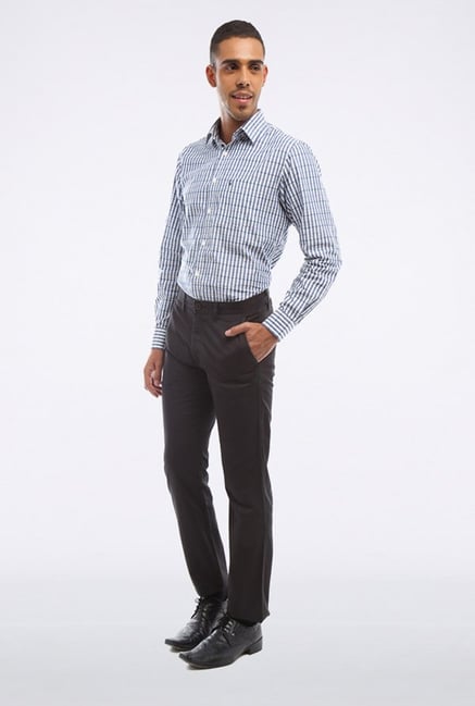 Van Heusen Brown Casual Trousers Van Heusen Brown Casual Trousers
