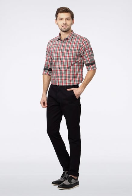 Van Heusen Black Casual Trousers Van Heusen Black Casual Trousers