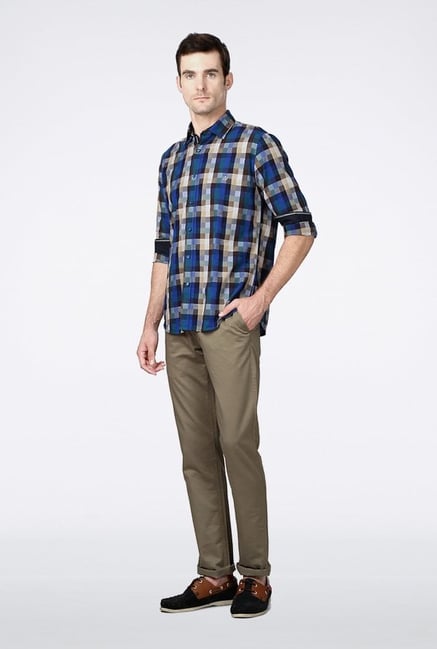 Van Heusen Multicolor Checks Casual Shirt Van Heusen Multicolor Checks Casual Shirt