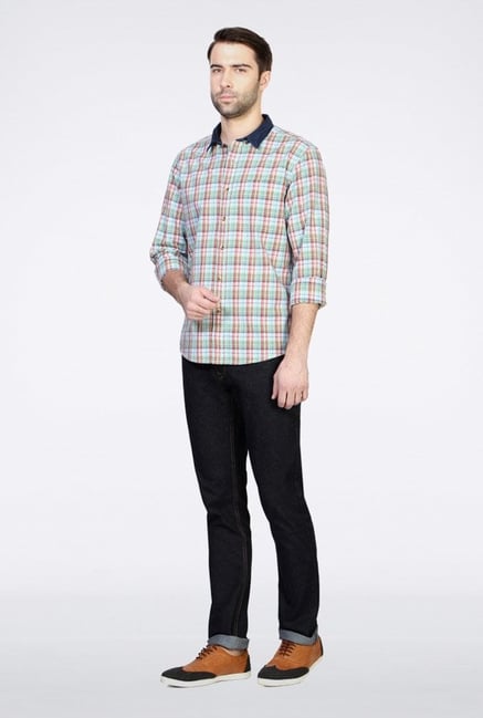 People Multicolor Checks Casual Shirt People Multicolor Checks Casual Shirt