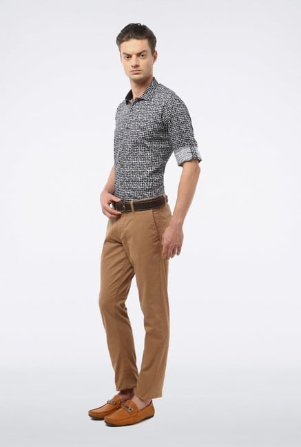 Van Heusen Black Printed Casual Shirt Van Heusen Black Printed Casual Shirt