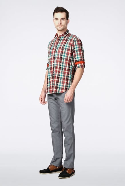 Van Heusen Multicolor Checks Casual Shirt Van Heusen Multicolor Checks Casual Shirt