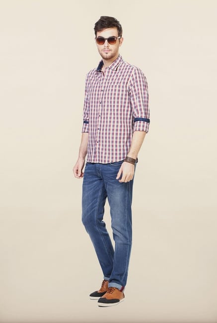 People Multicolor Checks Casual Shirt People Multicolor Checks Casual Shirt