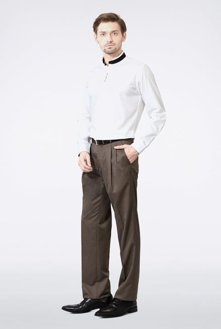 Van Heusen White Solid Casual Shirt Van Heusen White Solid Casual Shirt