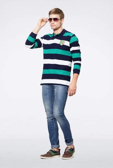 University Of Oxford Multicolor Striped T Shirt University Of Oxford Multicolor Striped T Shirt