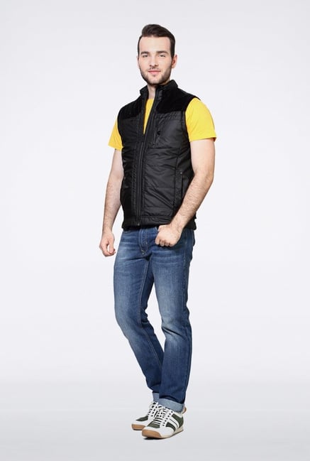 Van Heusen Black Solid Jacket Van Heusen Black Solid Jacket