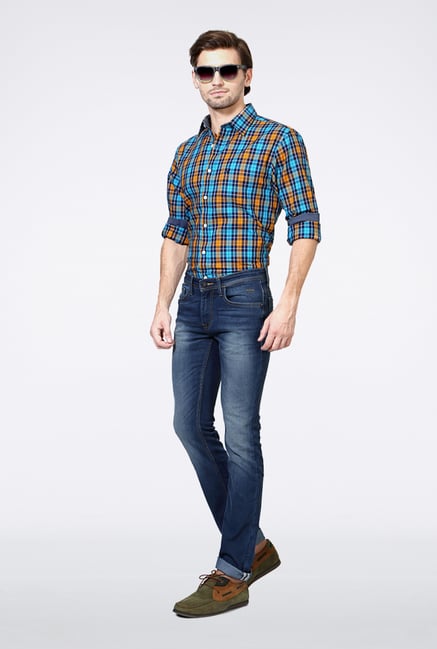 Van Heusen Blue Regular Fit Jeans Van Heusen Blue Regular Fit Jeans