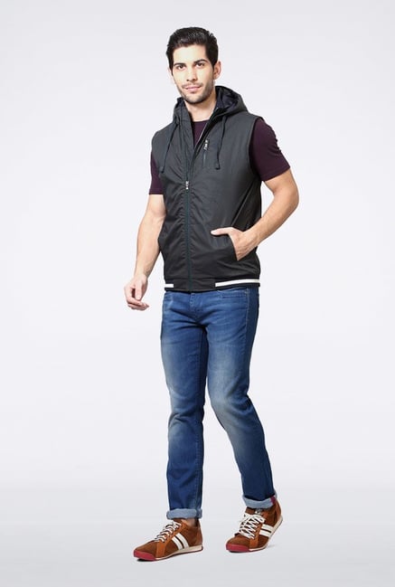 Van Heusen Grey Solid Jacket Van Heusen Grey Solid Jacket