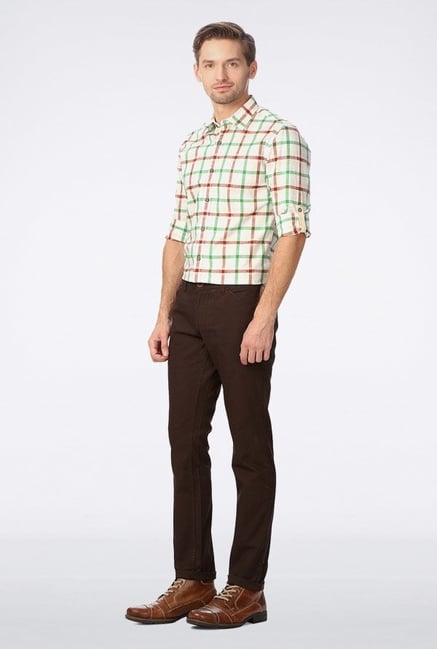 University Of Oxford Brown Casual Trousers University Of Oxford Brown Casual Trousers