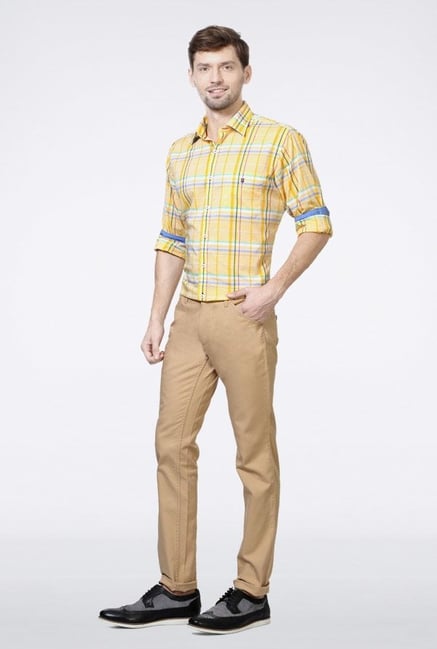 University Of Oxford Beige Casual Trousers University Of Oxford Beige Casual Trousers