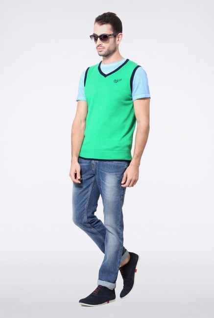 University Of Oxford Green Solid Sweater University Of Oxford Green Solid Sweater