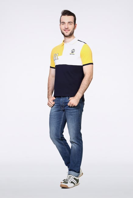 Van Heusen Navy Polo T Shirt Van Heusen Navy Polo T Shirt