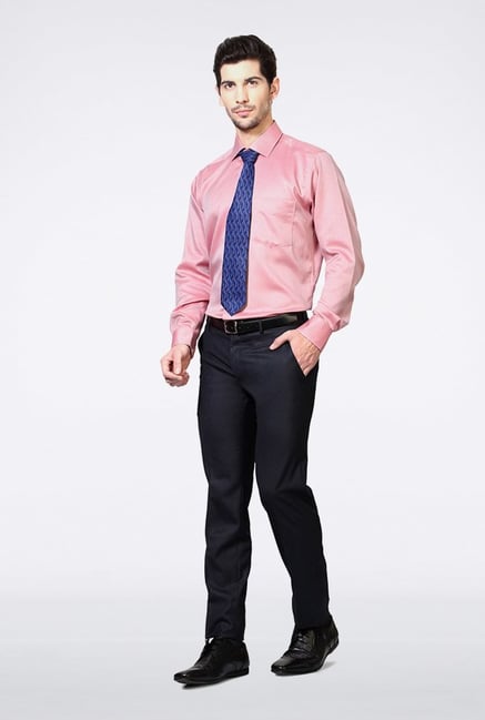 Van Heusen Pink Solid Casual Shirt Van Heusen Pink Solid Casual Shirt