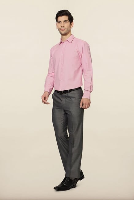 Peter England Pink Checks Formal Shirt Peter England Pink Checks Formal Shirt