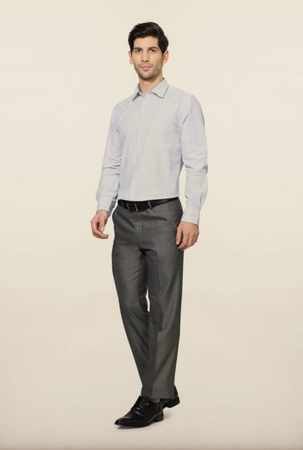 Peter England Blue Checks Formal Shirt Peter England Blue Checks Formal Shirt