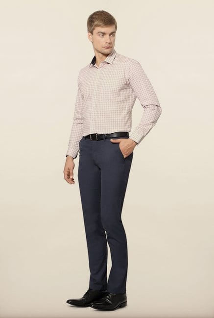 Van Heusen Pink Checks Formal Shirt Van Heusen Pink Checks Formal Shirt