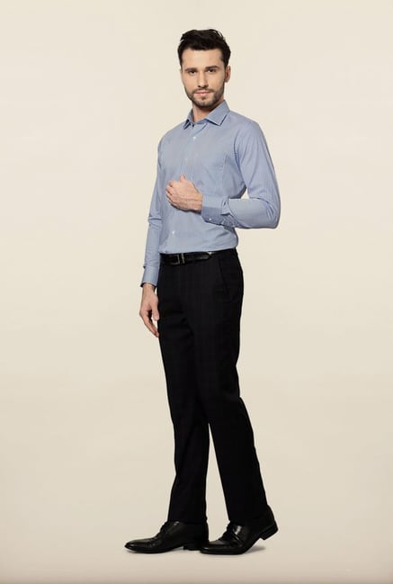 Van Heusen Blue Striped Formal Shirt Van Heusen Blue Striped Formal Shirt