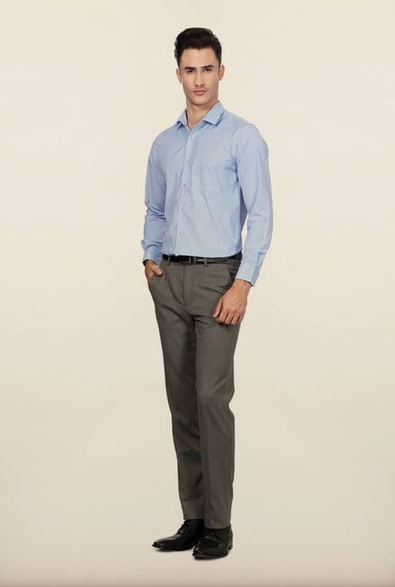Peter England Blue Checks Formal Shirt Peter England Blue Checks Formal Shirt