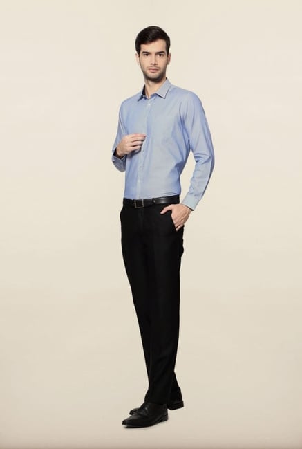 Van Heusen Blue Striped Formal Shirt Van Heusen Blue Striped Formal Shirt
