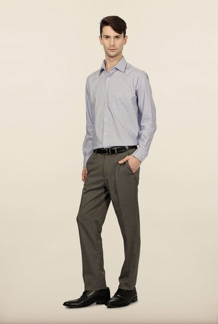 Peter England Blue Checks Formal Shirt Peter England Blue Checks Formal Shirt