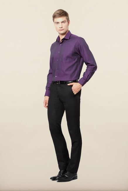 Van Heusen Purple Formal Shirt Van Heusen Purple Formal Shirt