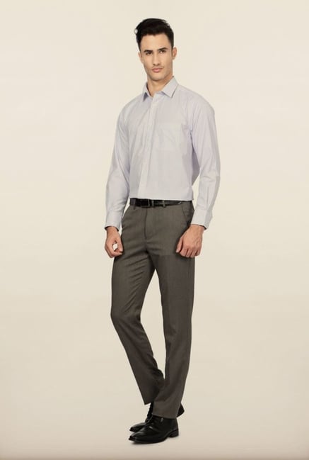 Peter England White Striped Formal Shirt Peter England White Striped Formal Shirt
