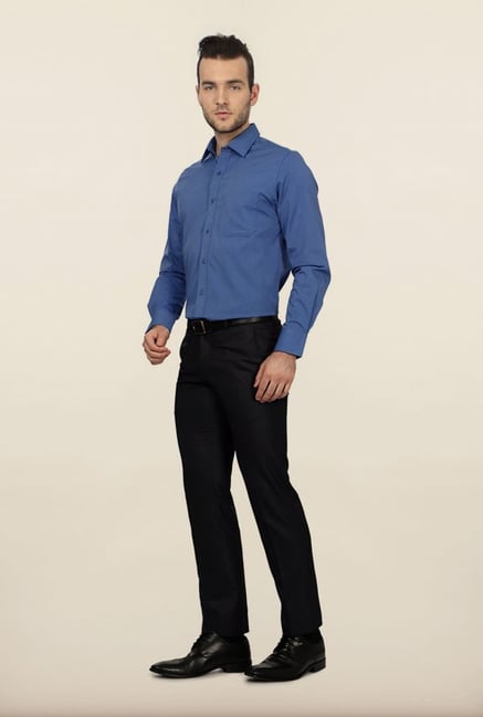 Peter England Blue Formal Shirt Peter England Blue Formal Shirt