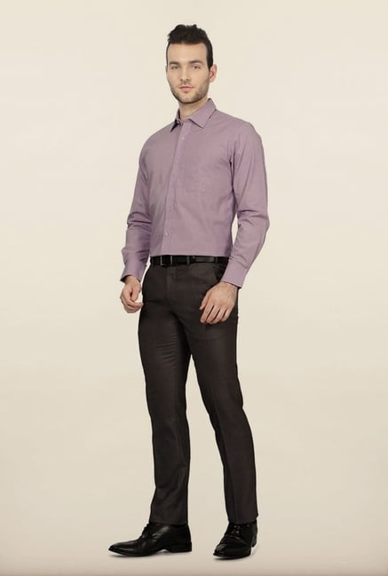 Peter England Purple Formal Shirt Peter England Purple Formal Shirt