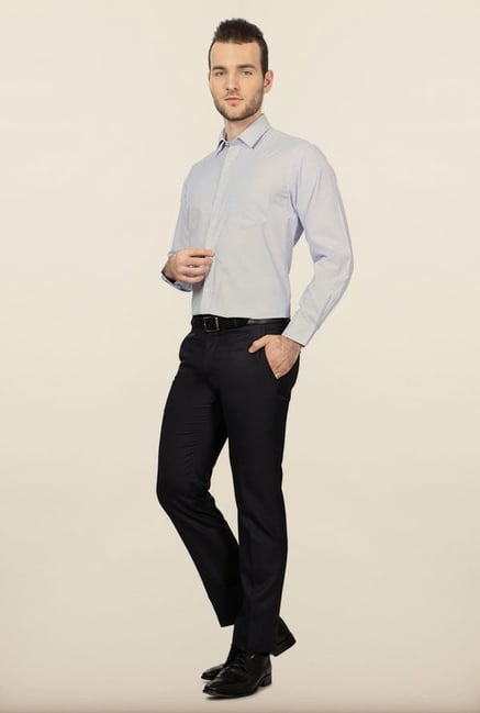 University of Oxford Blue Striped Formal Shirt University of Oxford Blue Striped Formal Shirt