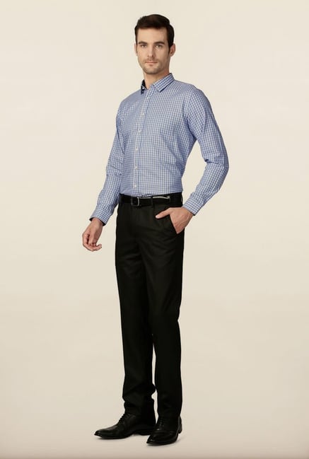 Van Heusen Blue Checks Formal Shirt Van Heusen Blue Checks Formal Shirt
