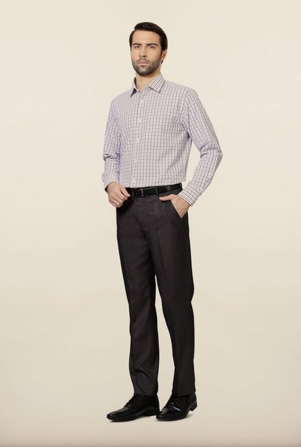 Peter England Pink & Blue Checks Formal Shirt Peter England Pink & Blue Checks Formal Shirt