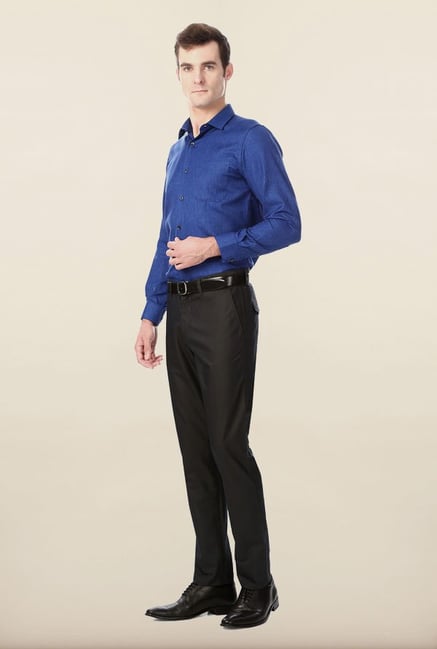 Peter England Blue Formal Shirt Peter England Blue Formal Shirt